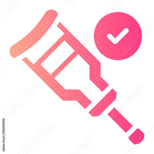 crutch gradient icon