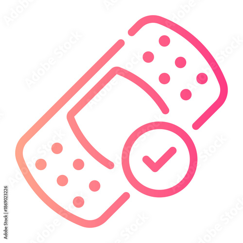 band aid gradient icon