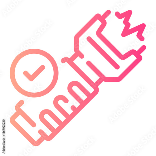 electroshock gradient icon