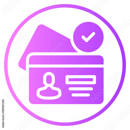 indentity gradient icon