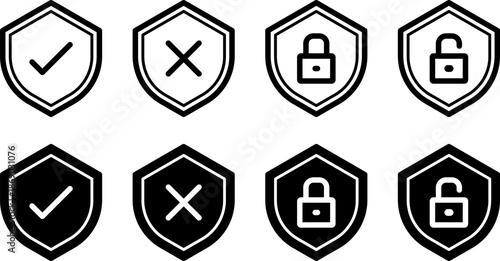 Security Sheild icons
