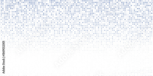 Modern abstract blue halftone gradient background design with dotted pattern, isolated on white, perfect for posters, digital artwork, futuristic textures and contemporary minimal concepts