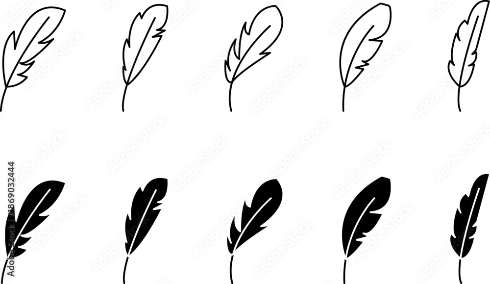 Fototapeta premium Feather icons