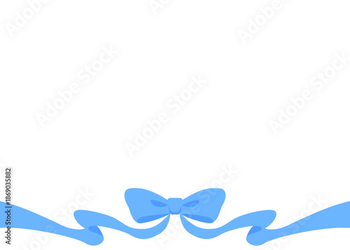 リボンのデコレーションフレーム、背景