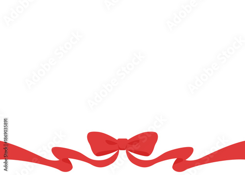 リボンのデコレーションフレーム、背景