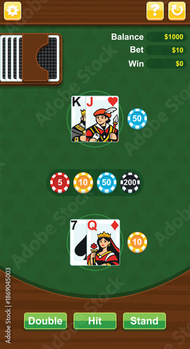 Video Game Blackjack Casino Poker Playing Card Set Pack