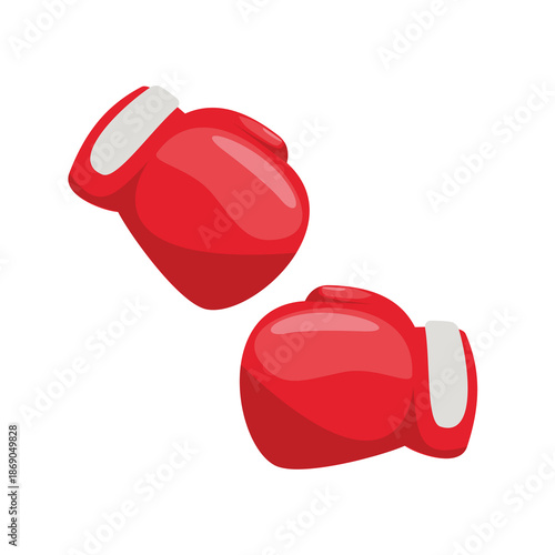 Boxing gloves vector illustration, boxing gloves icon, boxing gloves clip art. Combat sports gloves for kickboxing, mma, boxing, and muay thai
