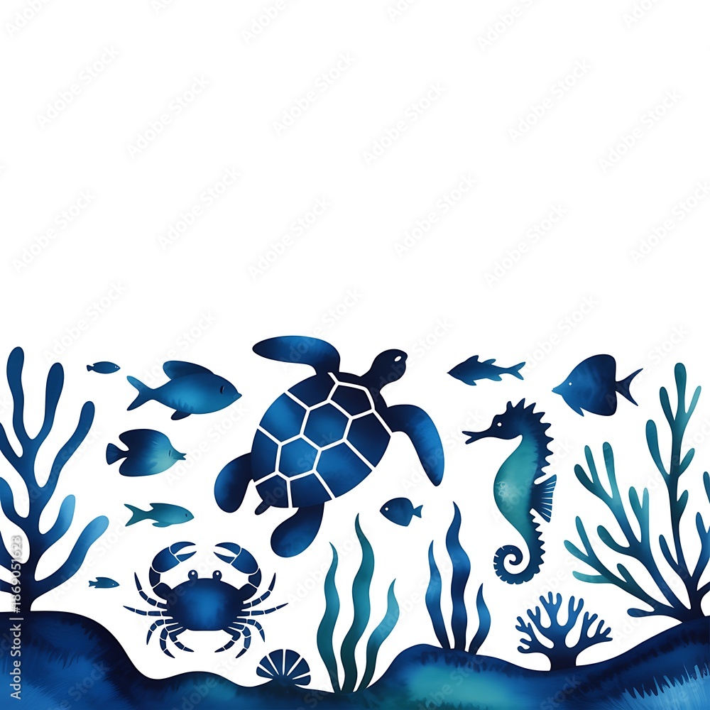 Fototapeta premium abstract floral background with butterflies
