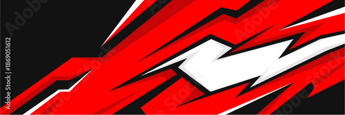 Vector car sticker wrap design. Graphic abstract line racing background kit design for vehicles, race cars, rallies, adventures, and liveries.