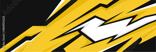 Vector car sticker wrap design. Graphic abstract line racing background kit design for vehicles, race cars, rallies, adventures, and liveries.