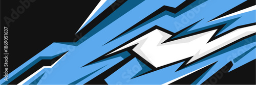 Vector car sticker wrap design. Graphic abstract line racing background kit design for vehicles, race cars, rallies, adventures, and liveries.