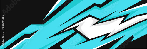 Vector car sticker wrap design. Graphic abstract line racing background kit design for vehicles, race cars, rallies, adventures, and liveries.