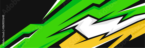 Vector car sticker wrap design. Graphic abstract line racing background kit design for vehicles, race cars, rallies, adventures, and liveries.