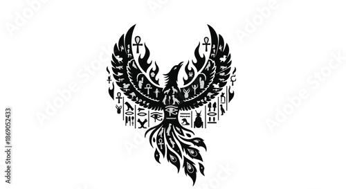 tribal tattoo wings