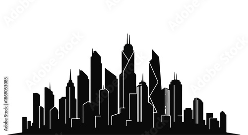 vector illustration of a city