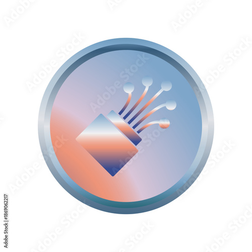 Cable icon design template