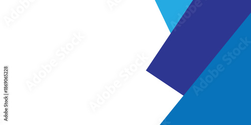 abstract creative minimalist blue dynamic triangle for card, poster, background.