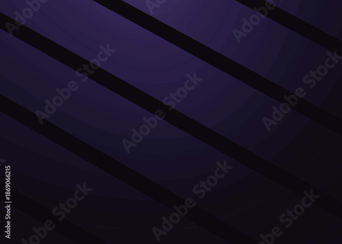 Dark purple abstract geometric background with diagonal black lines. Elegant minimalist texture pattern for design templates