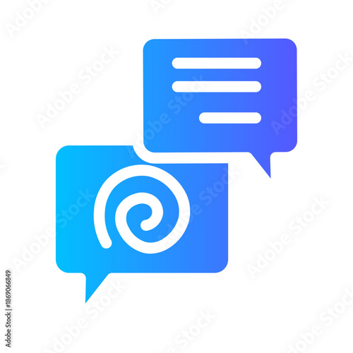 communications gradient icon