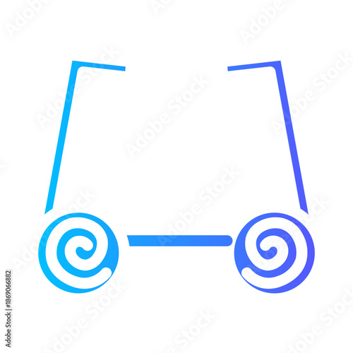 glasses gradient icon