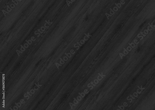 Sophisticated dark wood paneling texture creating an elegant, modern background, showcasing deep charcoal tones and subtle diagonal grain for a versatile design