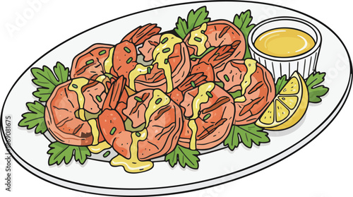  Baked Shrimp with Cheese 