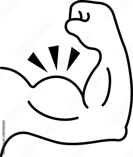 力こぶのアイコン