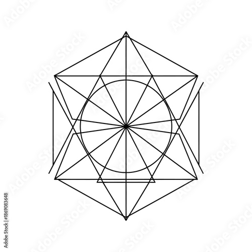 Simple white background graphic conceptually representing a versatile digital vector file