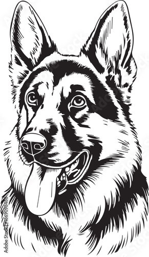 German Shepherd Dog SVG Bundle.
