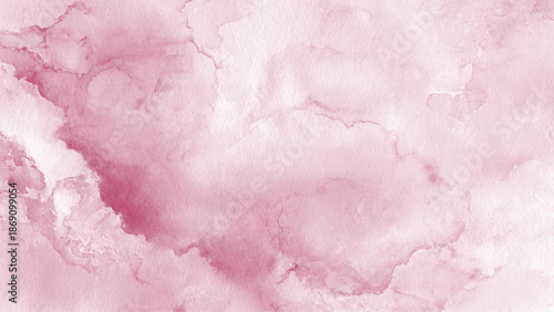 Pink watercolor texture with soft blended colors and abstract shapes