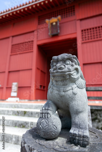 首里城・奉神門のシーサー