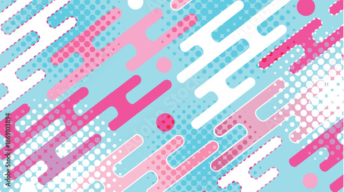 幾何学　抽象的　カラフル　模様　背景