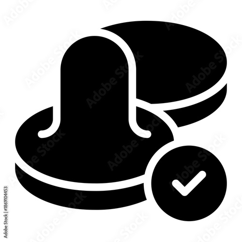 air hockey glyph icon