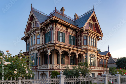 Victorian Style House with Ornate Details home exterior