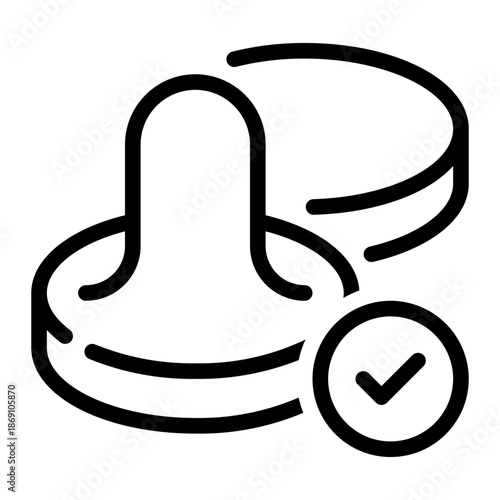 air hockey line icon