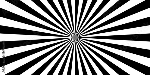 Vector sunray stripe background. Light sunburst glowing background. Sunburst pattern summer social banner. vector illustration pattern beam rays. Spiral radial striped backdrop design.