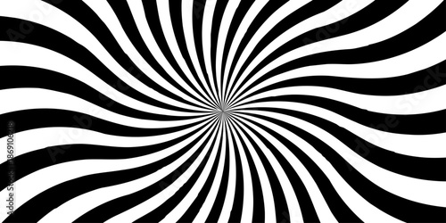 Vector sunray stripe background. Light sunburst glowing background. Sunburst pattern summer social banner. vector illustration pattern beam rays. Spiral radial striped backdrop design.