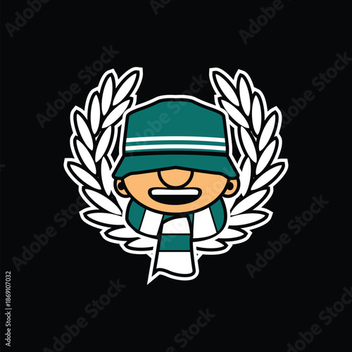 Hooligans Bucket Hat Ultras logo No06