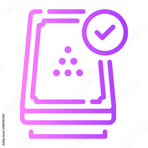 billiard gradient icon
