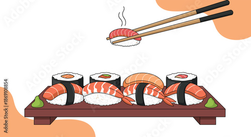 Cute and seamless kawaii avocado pattern on a light yellow background, featuring happy avocado characters with smiling faces.