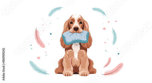 Confused young woman shrugging her shoulders with a question mark in a speech bubble, expressing doubt or uncertainty.