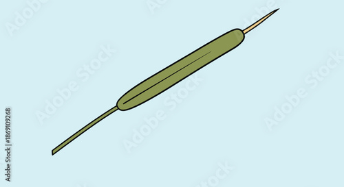 Female hiker with a large backpack using a smartphone for GPS navigation, following a dotted line route to her destination.