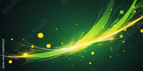 Abstract colorful background with glowing blue curves, bright magic light, and a vector star design for a winter holiday wallpaper