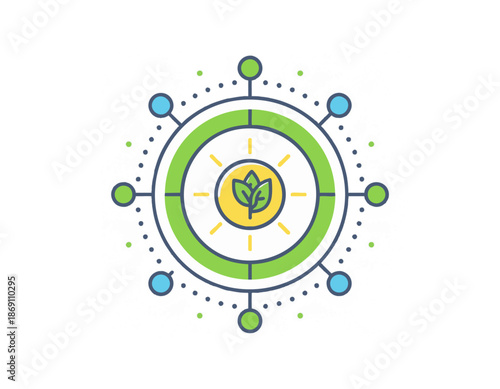 Colorful minimal vector clean energy 