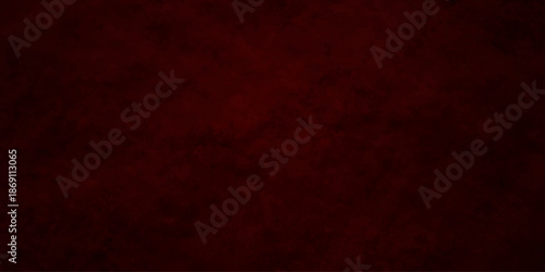 Dark red blank wall grunge concrete aged vintage structure studio scratch backdrop background.