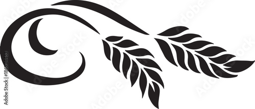 Vector illustration of an elephant with black and white contour lines of a horse and zebra featuring tribal tattoo art patterns and wild animal head silhouette designs for a nature logo symbol