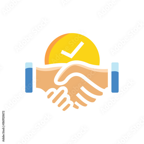 Handshake partnership deal contract cooperation teamwork signs trust collaboration welcome agree colours clip art leadership commitment employment opportunity peace signature successful union