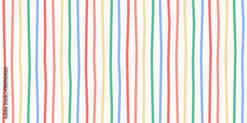 Rainbow stripes hand drawn background illustration