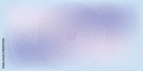 Digital abstract circle lines on blue background. Geometric stripe line art design