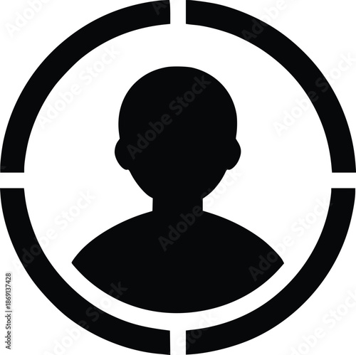 Person in target circle